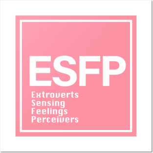 MBTI ESFP Posters and Art